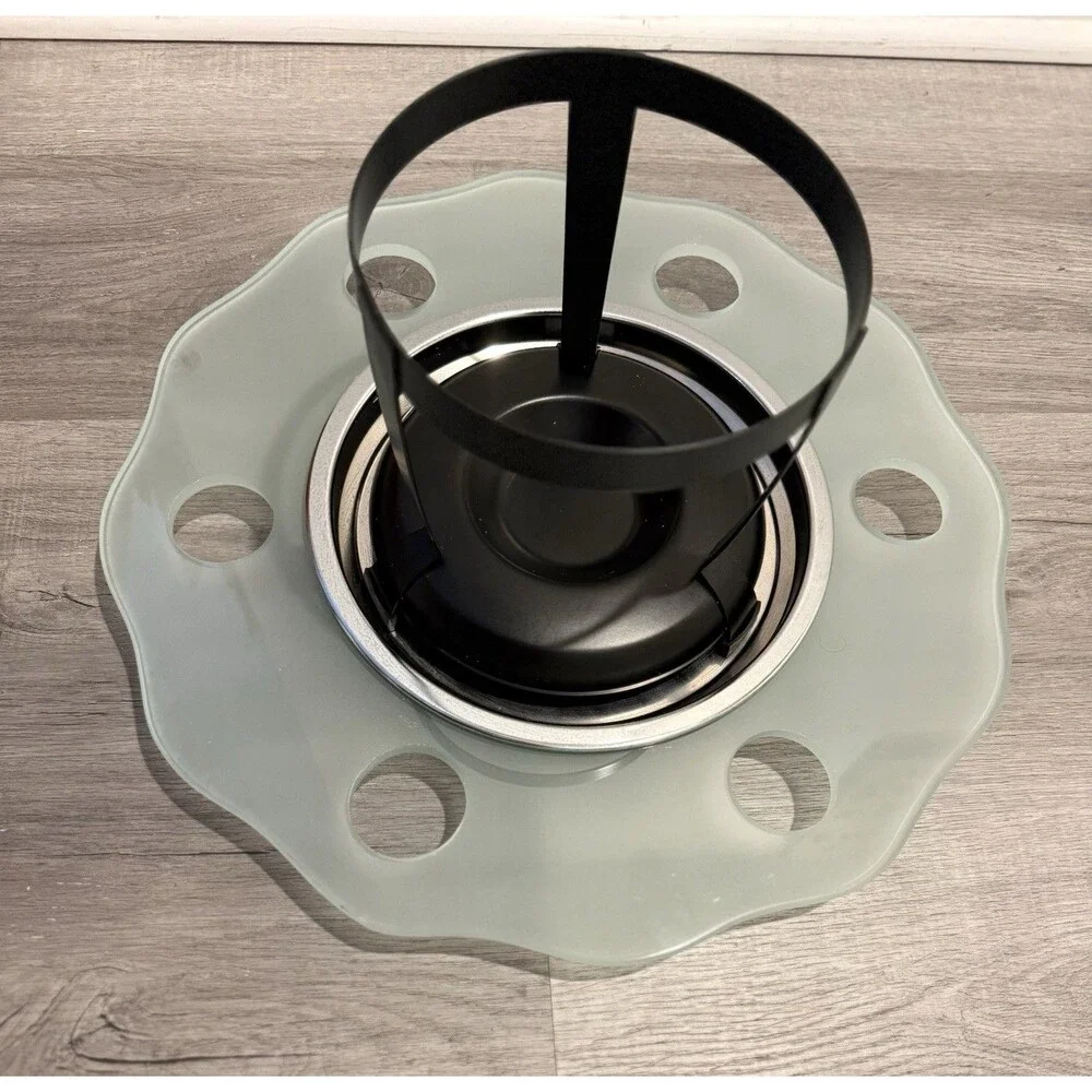 Trudeau Modern Tabletop Swiss Fondue Set